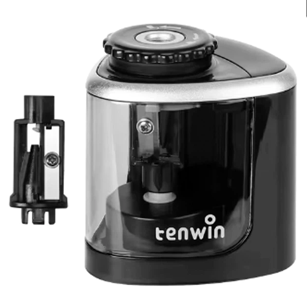 Точилка Tenwin для карандашей электрическая с двумя режимами работы Чёрный (1014-728-00) - изображение 7