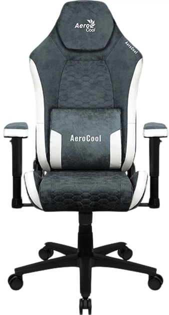 Комп'ютерне крісло для геймера AeroCool Crown Aerosuede Steel Blue - изображение 10
