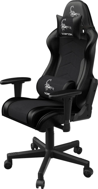 Комп'ютерне крісло для геймера Gembird Scorpion 06X Black (GC-SCORPION-06X) - Фото 3 Комп'ютерне крісло для геймера Gembird Scorpion 06X Black (GC-SCORPION-06X) - изображение 3