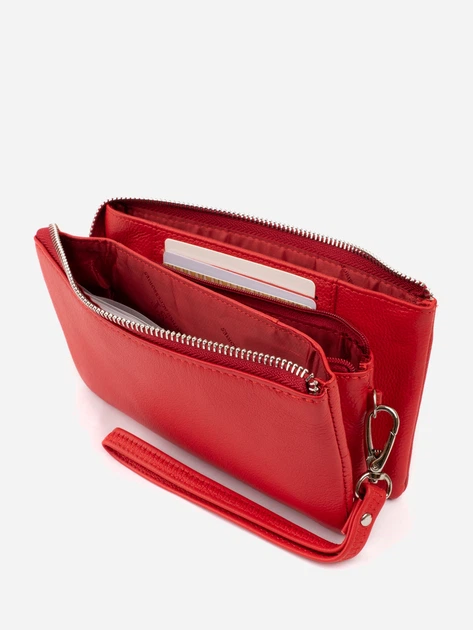 Кошелек женский кожаный для карточек ST Leather Accessories 19251 Красный - Фото 3 Кошелек женский кожаный для карточек ST Leather Accessories 19251 Красный - изображение 3
