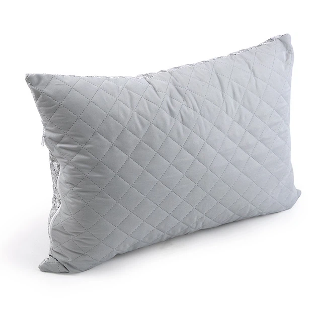 Подушка Руно 50x70 - Grey Braid силіконова мікрофібра стьобана сіра (26804) - Фото 2 Подушка Руно 50x70 - Grey Braid силіконова мікрофібра стьобана сіра (26804) - зображення 2