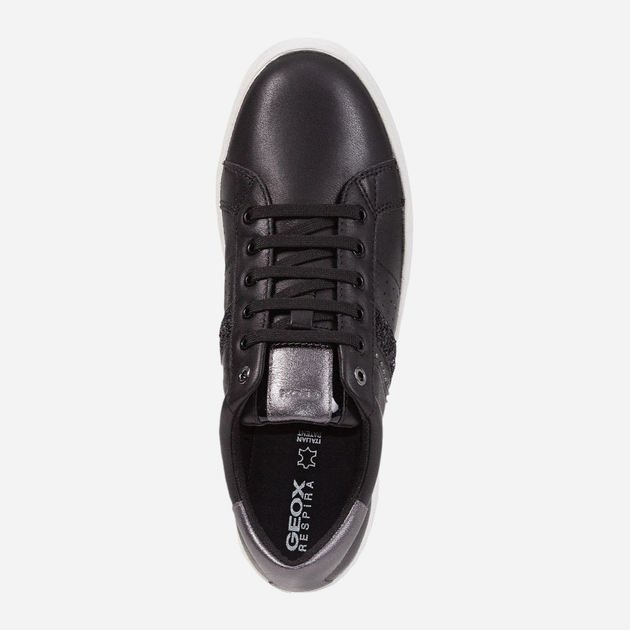 Sneakersy damskie na platformie Geox D16QXE085CF-C9B1G 37 Czarne (8050036832825) - obraz 4