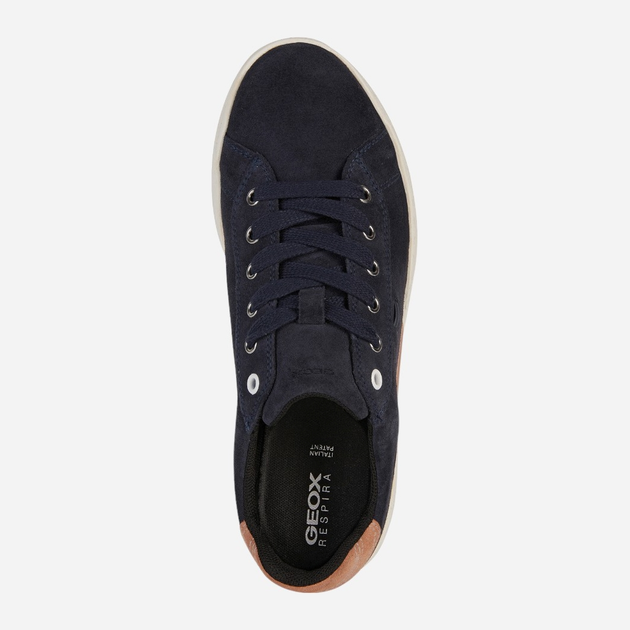 Sneakersy damskie zamszowe Geox D2624B00022-C4N8J 40 Ciemnogranatowe (8050036843845) - obraz 4