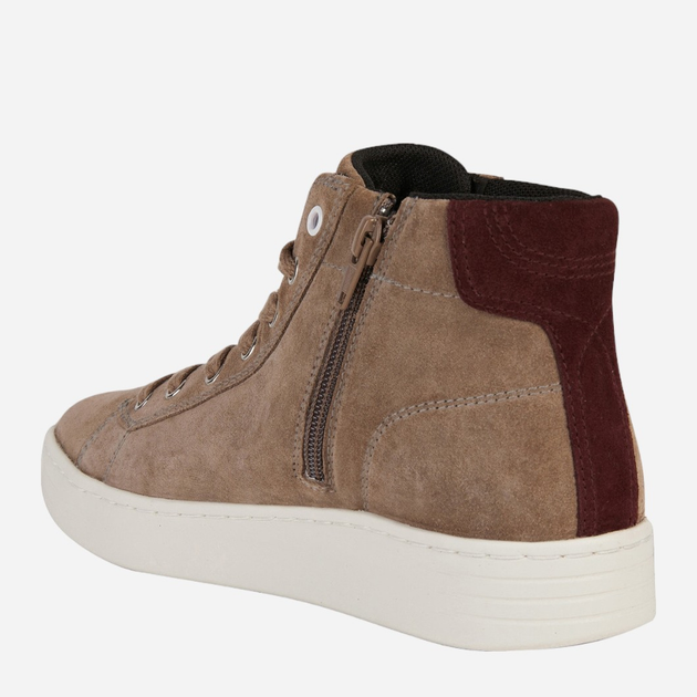 Sneakersy damskie wysokie Geox D2624C00022-C5M7J 36 Ciemnobeżowe (8050036844019) - obraz 3