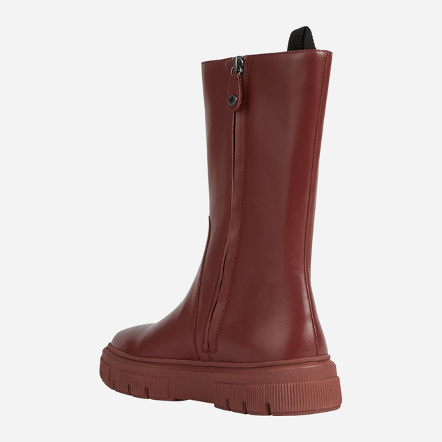 Жіночі чоботи Geox D26TZF00085-C6013 37 Темно-червоні (8050036840684) - зображення 3