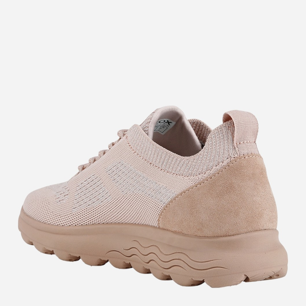 Sneakersy damskie z siatki Geox D15NUA09T22-C8007 36 Różowe (8050036943453) - obraz 3