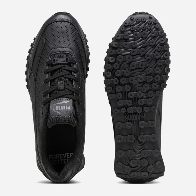 Sneakersy męskie Puma Blktop Rider Leather 39382302 45 Czarne (4065454925060) - obraz 4