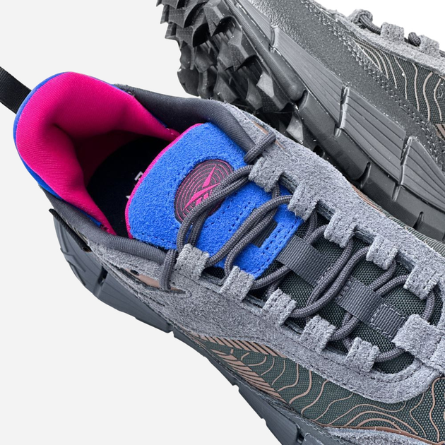 Sneakersy męskie do kostki Reebok Zig Kinetica 2.5 Edge 100033180 44 Szare z niebieskim (4066756568467) - obraz 3