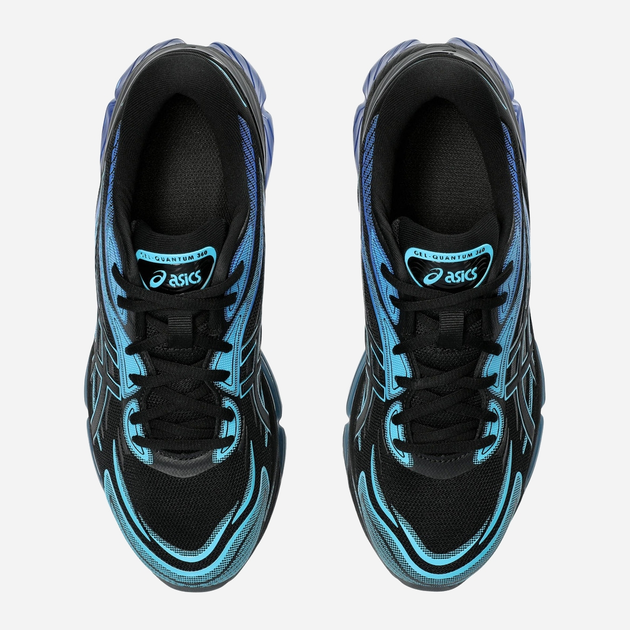 Чоловічі кросівки Asics Gel-Quantum 360 VIII 1203A305-003 44.5 Чорний/Блакитний (4550457155793) - зображення 6