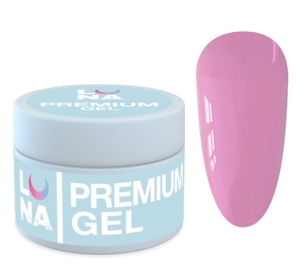 Гель для нарощування LUNA moon Premium Gel 22, 15 мл, лілово-рожевий - Фото 1 Гель для нарощування LUNA moon Premium Gel 22, 15 мл, лілово-рожевий - зображення 1