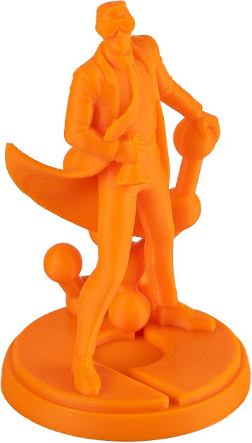 Filament Polymaker do druku 3D PolyLite ABS 1 kg Orange (6938936710233) - obraz 5