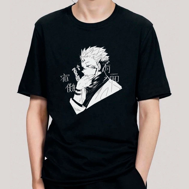 Футболка Магічна битва Jujutsu Kaisen, Sukuna Jujutsu PG03560 goodreclama XS Чорний - Фото 1 Футболка Магічна битва Jujutsu Kaisen, Sukuna Jujutsu PG03560 goodreclama XS Чорний - изображение 1