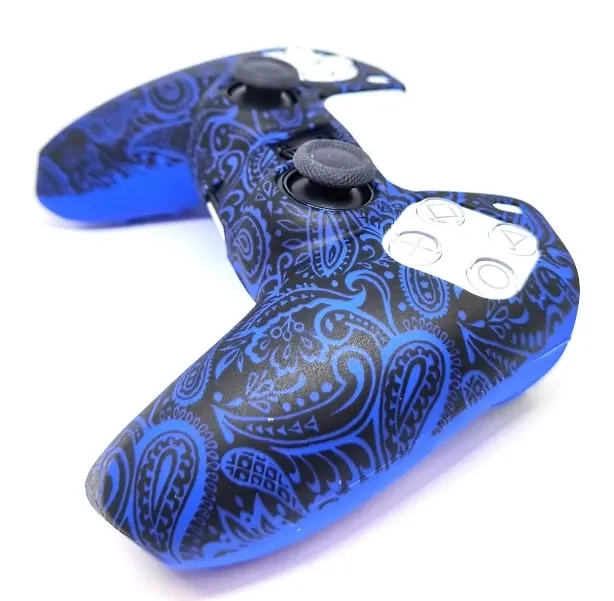 Чехол на геймпад Sony DualSense PS5 Silicone Case (Blue Ornament) [59965] - изображение 2