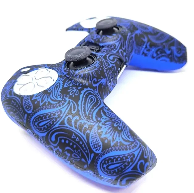 Чехол на геймпад Sony DualSense PS5 Silicone Case (Blue Ornament) [59965] - изображение 3