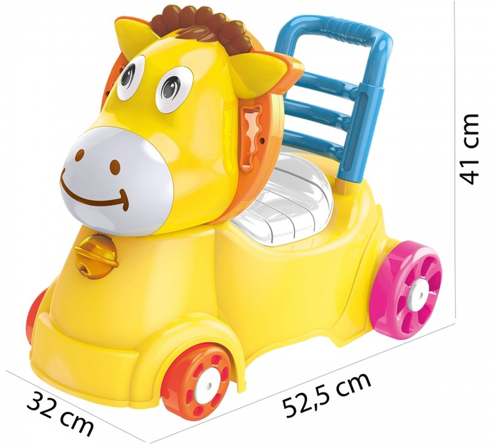 Jeździk Woopie Baby 3 w 1 Osiołek (5904326947351) - obraz 8