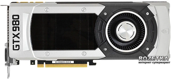 Відеокарта Gigabyte PCI-Ex GeForce GTX 980 4096MB GDDR5 (256bit