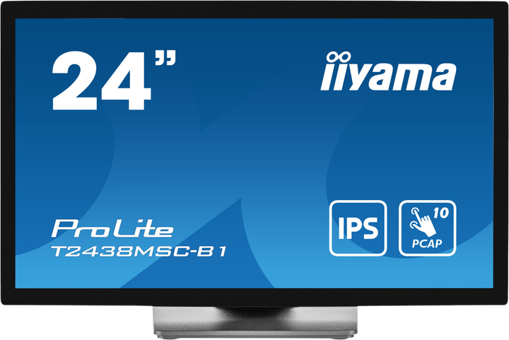 Monitor 24" iiyama ProLite IPS 1920 x 1080 (T2438MSC-B1) - obraz 1