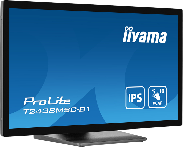 Монітор 24" iiyama ProLite IPS 1920 x 1080 (T2438MSC-B1) - зображення 3