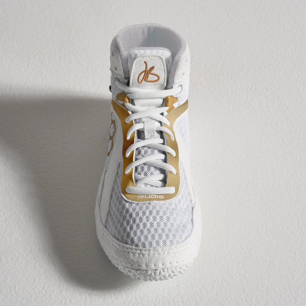 Борцовки Rudis Alpha 2.0 Jordan Burroughs Edition Wrestling Shoes White Gold (JBA-0003-JW-08.5-41) - Фото 5 Борцовки Rudis Alpha 2.0 Jordan Burroughs Edition Wrestling Shoes White Gold (JBA-0003-JW-08.5-41) - изображение 5