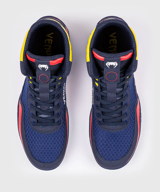 Борцівки Venum Elite Wrestling Shoes Blue Yellow (VENUM-05083-405-8-40.5) - зображення 5