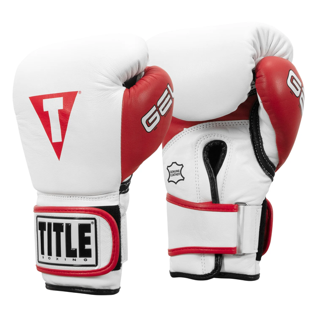Снарядные перчатки Title Boxing Gel World V2T Bag Gloves White Red Black (GTWBGV2T-WHRDBK-M) - изображение 2