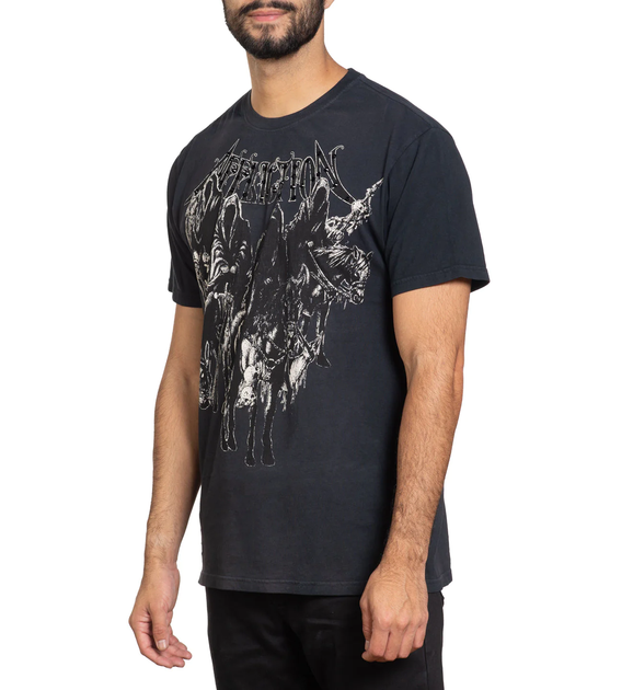 Футболка Affliction Black Night Tee Black Beauty Potassium Spray (A26366-BBPS-M) - Фото 3 Футболка Affliction Black Night Tee Black Beauty Potassium Spray (A26366-BBPS-M) - изображение 3
