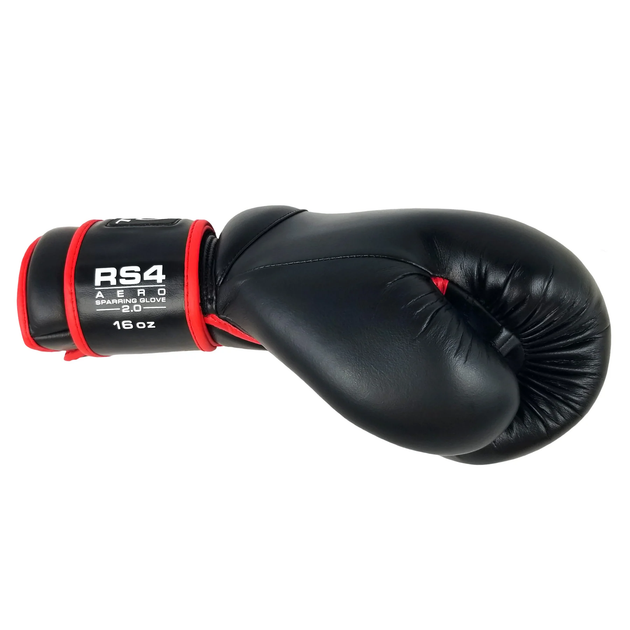 Боксерские перчатки Rival RS4 Aero Sparring Gloves 2.0 Black (RS4-2.0-Black-12oz) - изображение 4