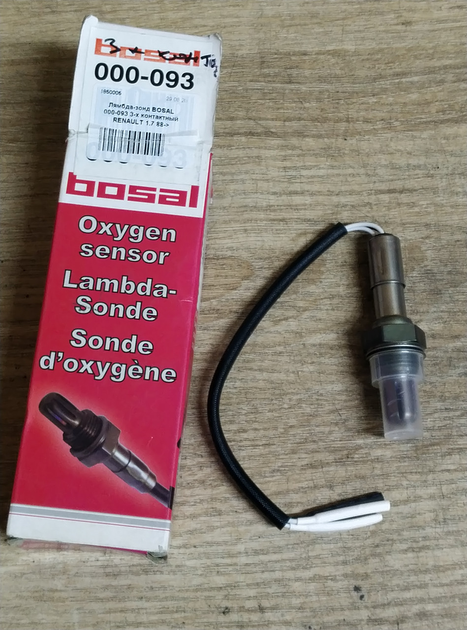 Лямбда-зонд BOSAL 000-093 3-х контактний RENAULT 1.7 88-> - зображення 1