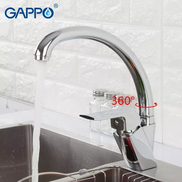 Смеситель для кухни GAPPO G4150-8 хром - изображение 2