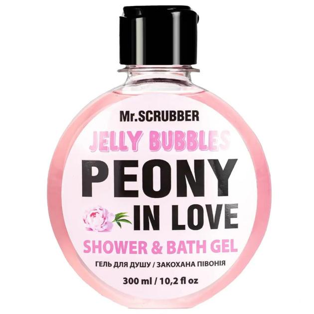 Гель для душа Mr.Scrubber Jelly Bubbles Peony In Love 300 мл - Фото 1 Гель для душа Mr.Scrubber Jelly Bubbles Peony In Love 300 мл - изображение 1
