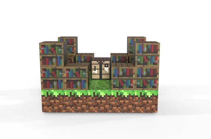 Магнітний конструктор для дітей Магічний Стіл конструктор у стилі Minecraft 42 деталей з дерева - зображення 4