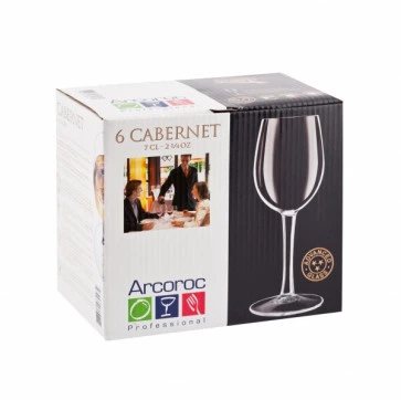 Набор стеклянных рюмок "Cabernet" 70мл 6шт Chef&Sommelier V5794 - изображение 2