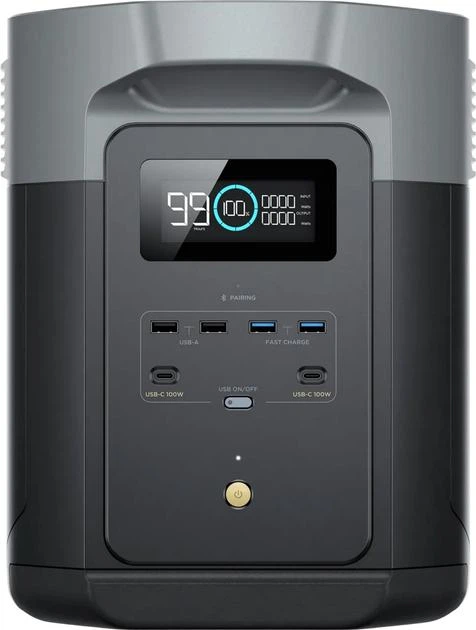 Зарядна станція EcoFlow DELTA 2 Max / 2400 Вт / 2048 Вт⋅год / LiFePO4 (EFDELTA2Max-EU) - изображение 3