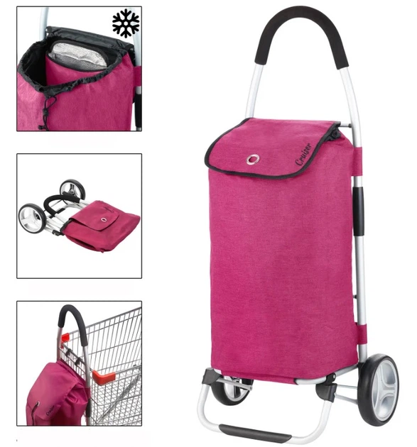 Сумка-тележка ShoppingCruiser Foldable 45 Purple (604319) - изображение 8