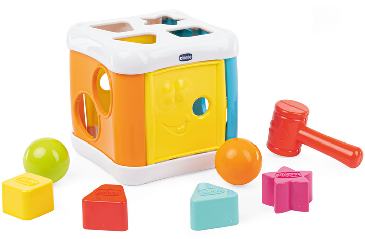 Игрушка-сортер 2 в 1 Chicco Куб (09686.10) - изображение 2