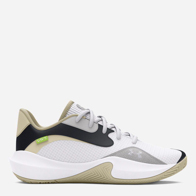 Акція на Чоловічі кросівки для баскетболу Under Armour Lockdown 7 Low 3027646-100 42 (8.5US) 26.5 см Білі від Rozetka