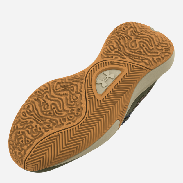 Мужские кроссовки для баскетбола Under Armour Lockdown 7 3028512-300 45.5 (11.5US) 29.5 см Оливковые (196886593290) - изображение 7