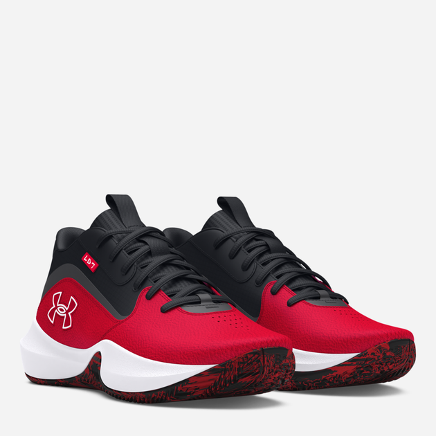 Мужские кроссовки для баскетбола Under Armour Lockdown 7 3028512-600 41 (8US) 26 см Красные (196886593245) 