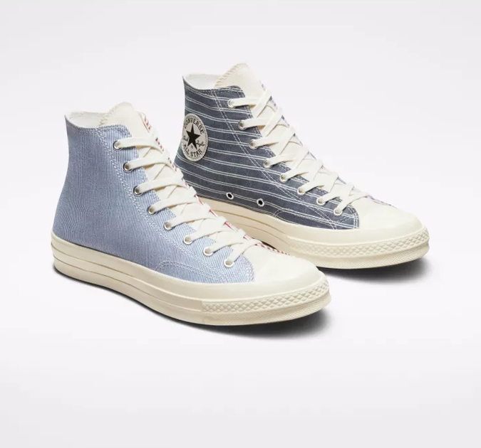 Кеди Converse Chuck 70 Beyond Retro Stripes A00457C Blue/White A00457C 45 - зображення 3