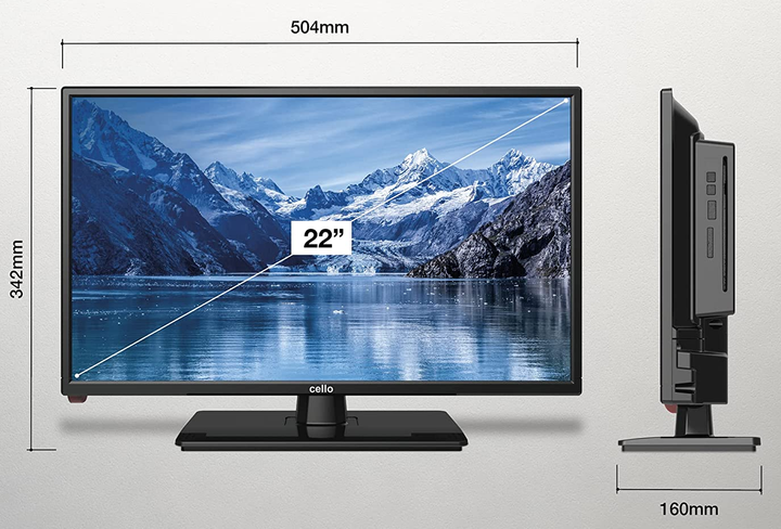 Телевизор 22" Cello C2220FSDE Full HD LED TV 60 Гц Б/В g3 - зображення 2