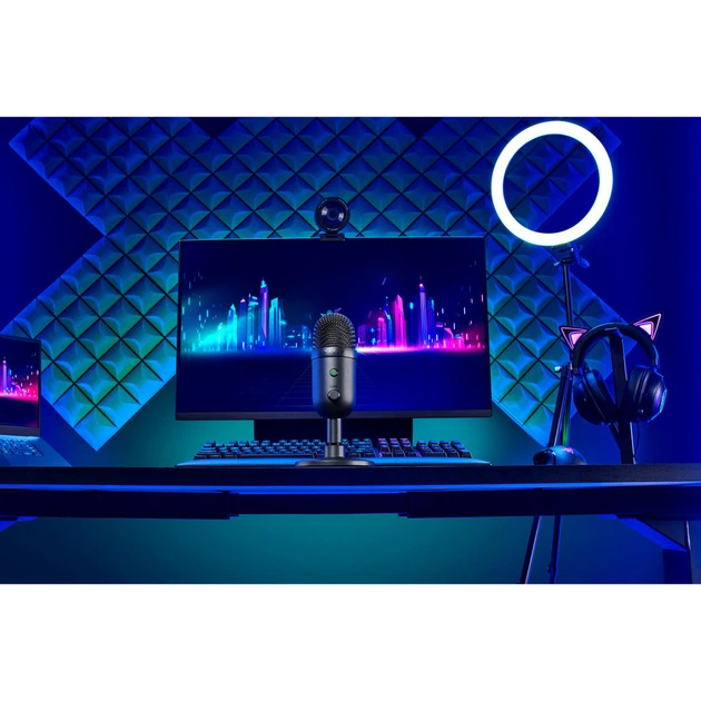 Микрофон Razer Seiren V3 Mini Black (RZ19-05050100-R3M1) - Фото 6 Микрофон Razer Seiren V3 Mini Black (RZ19-05050100-R3M1) - изображение 6