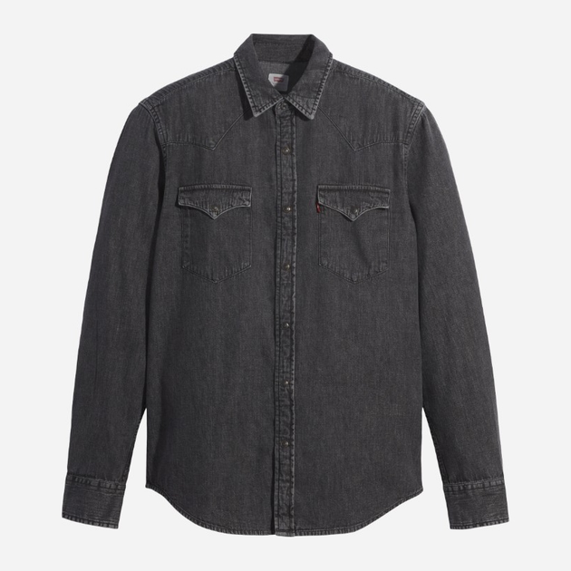 Koszula męska jeansowa Levi's Classic Western 85745-0029 S Ciemnoszara (5401043565078) - obraz 3