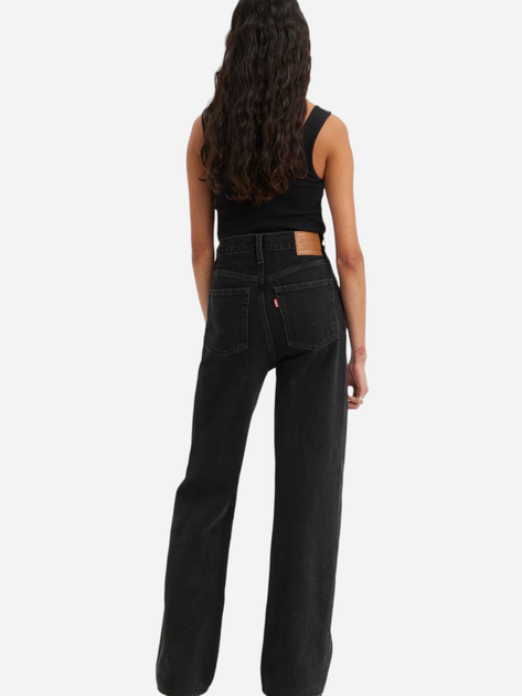 Jeansy damskie szerokie Levi's Ribcage Wide Leg A6081-0001 27-32 Czarne (5401128154029) - obraz 2