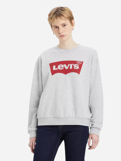 Світшот оверсайз жіночий Levi's Gr Everyday Crew A8800-0026 M Сірий (5401157511312) - зображення 1