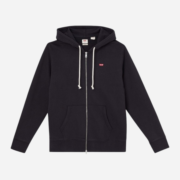 Толстовка на блискавці чоловіча Levi's The Original Hm Zip Up 34584-0016 XL Чорна (5401043953981) - зображення 4
