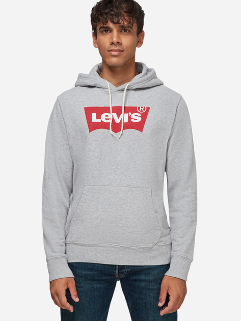 Bluza męska z kapturem Levi's Standard Graphic 38424-0000 M Szara (5400898328807) - obraz 1