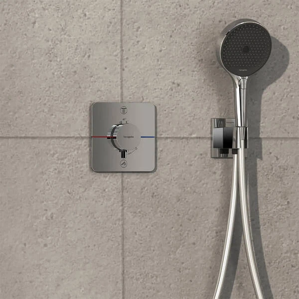 Наружная часть смесителя с термостатом Hansgrohe Showerselect Comfort Q 15583000 - изображение 2