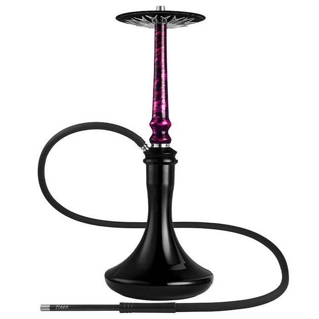 Кальян Tiaga Hookah Astra Pink на колбе Craft Black 57 см - Фото 1 Кальян Tiaga Hookah Astra Pink на колбе Craft Black 57 см - изображение 1