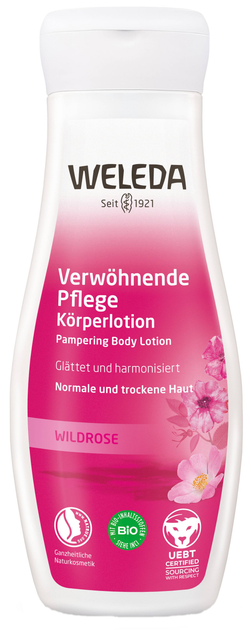 Лосьйон для тіла Weleda Ніжна троянда зволожуючий 200 мл (4001638529419) - зображення 1