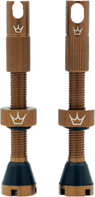 Ниппели Peaty's x Chris King Tubeless Valves 42 мм Bourbon (PTV2-42-BRB-12) 